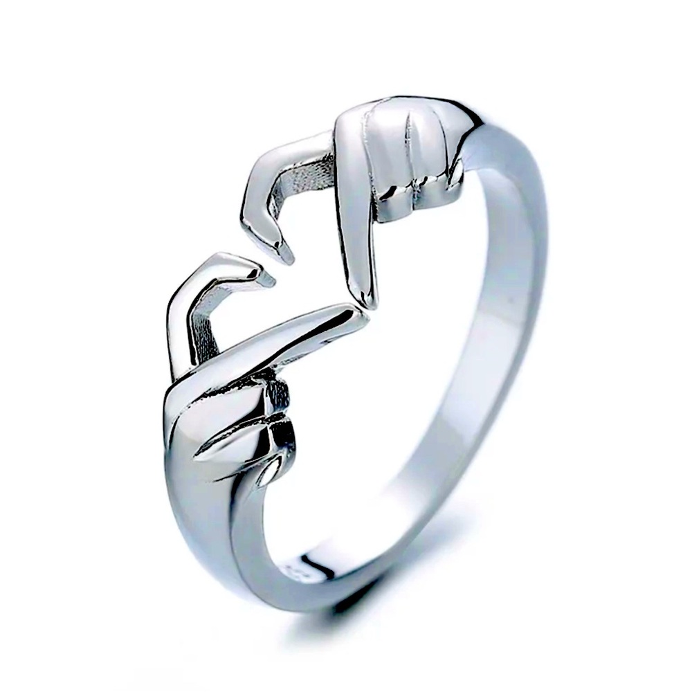 WOMEN’S LOVE RING ( 925 STERLING SILVER)